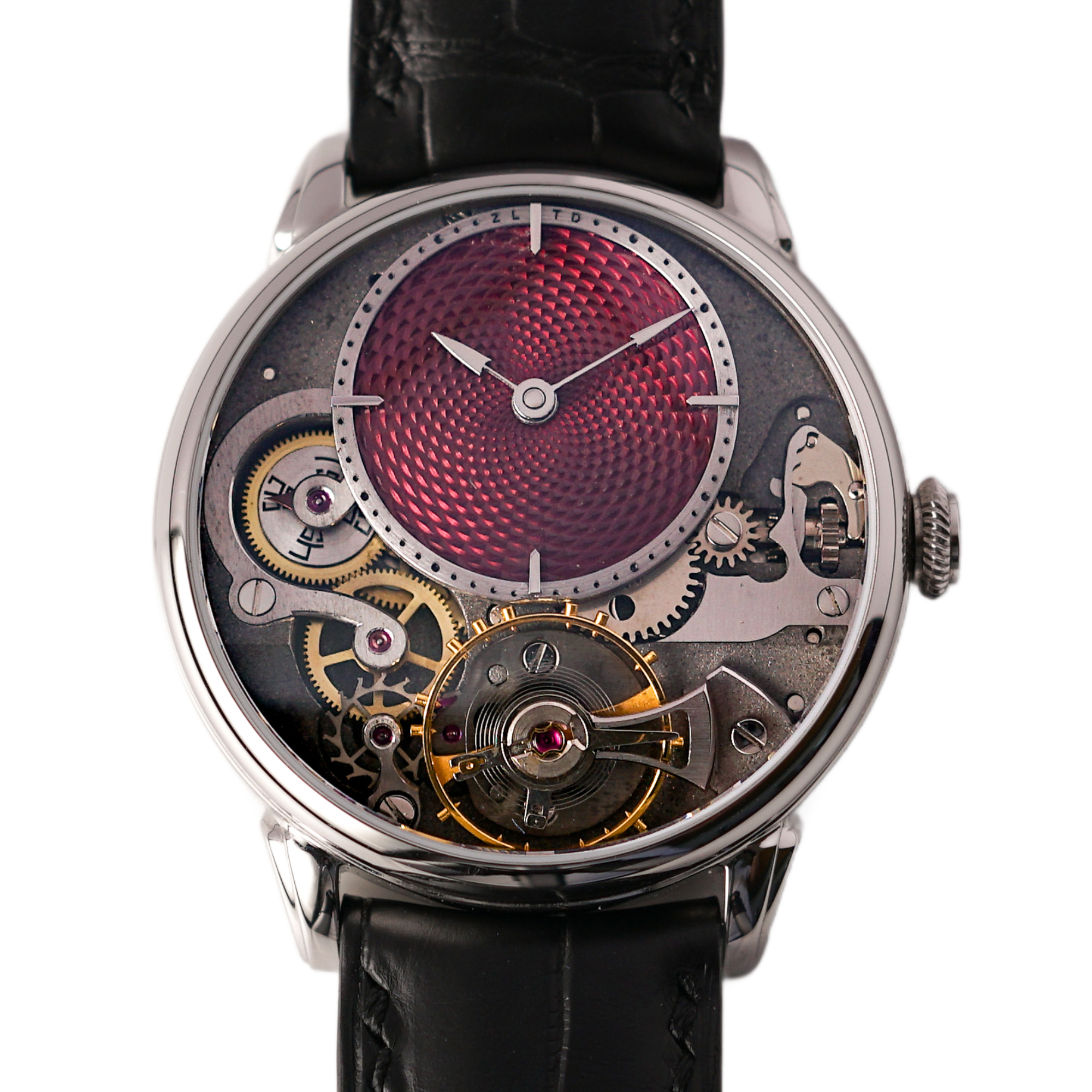 ZLTD Series 2 showing its dial-side inclined balance and open movement architecture