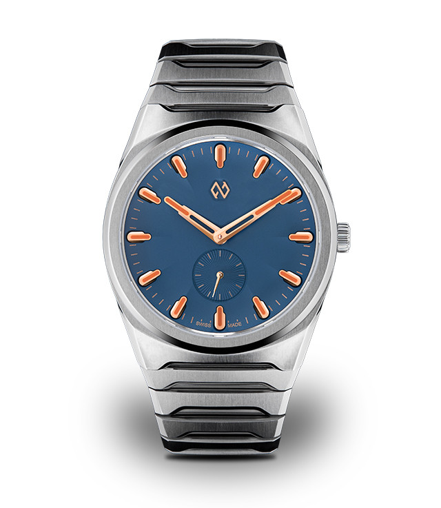 Formex Aria Manufacture Chronometer Founders Edition in Denso Blue, front view